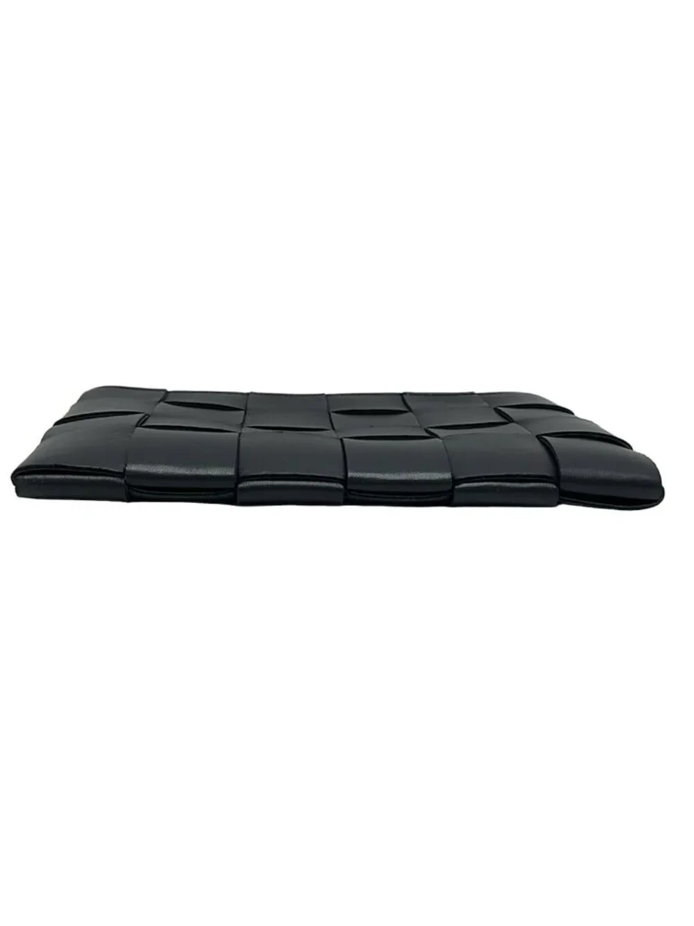 Bottega Veneta Pouch Maxi Intrecciato Black Leather